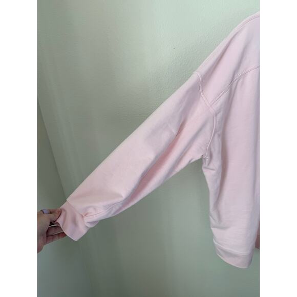 Lululemon Porcelain Pink Perfectly Oversized Crew Size Large - Picture 8 of 9